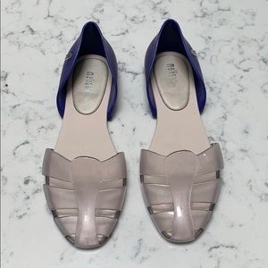 EUC • Melissa Size 5 Flat Jelly Sandals